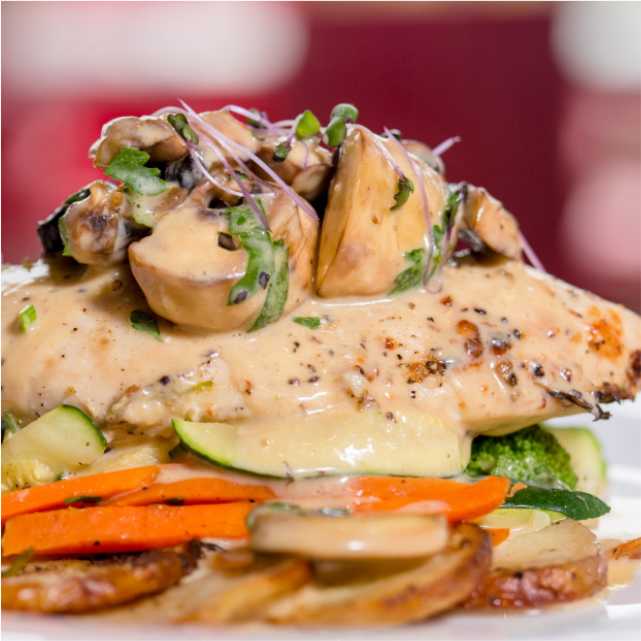 Chicken Al Funghi - The Boatdeck